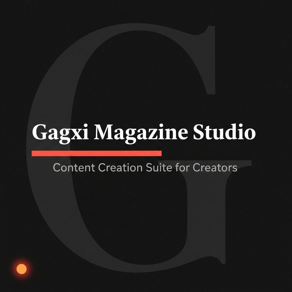 Printmaking Studio Tool Rack Gagxi Magazine Studio — Content Creation Suite for Creators